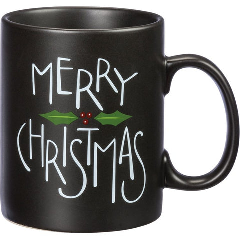 Merry Christmas Mug Black