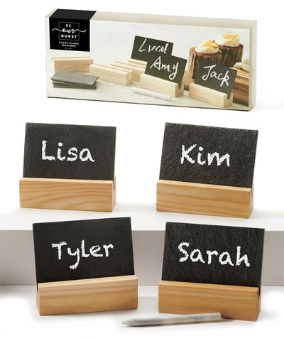 Slate Place Card Holder Set of 6