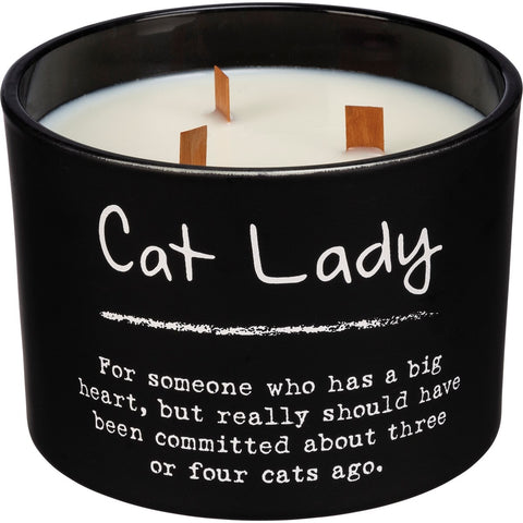 Cat Lady Jar Candle