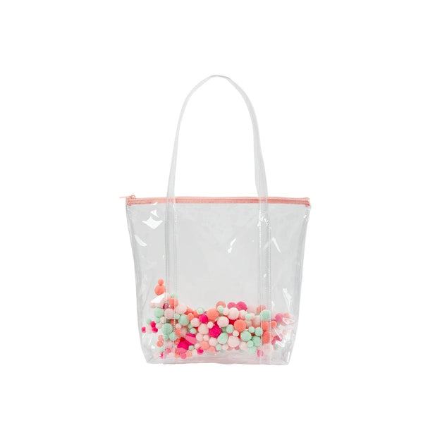 Twinkles Pom Poms Tote Bag