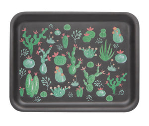 Willow Veneer Tray Cacti