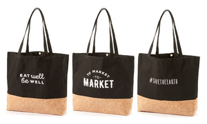 Canvas and Cork Shopping Tote