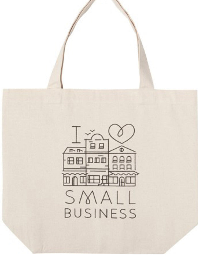 I Love Small Business Totes