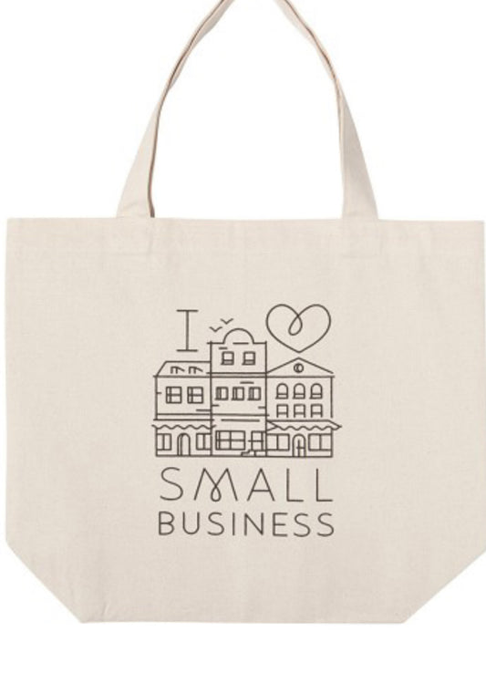 I Love Small Business Totes