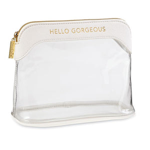 Hello Gorgeous Clear Makeup Bag