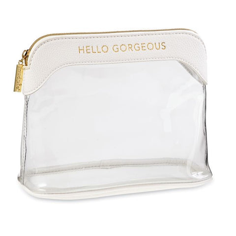 Hello Gorgeous Clear Makeup Bag