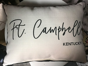 Ft. Campbell Pillow