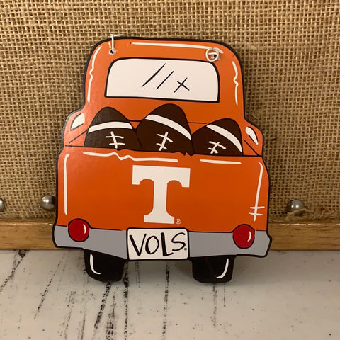 TN Wood Truck Ornament