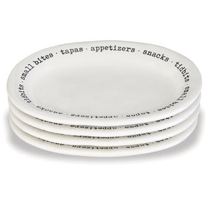 Ceramic Tidbit Oval Plates