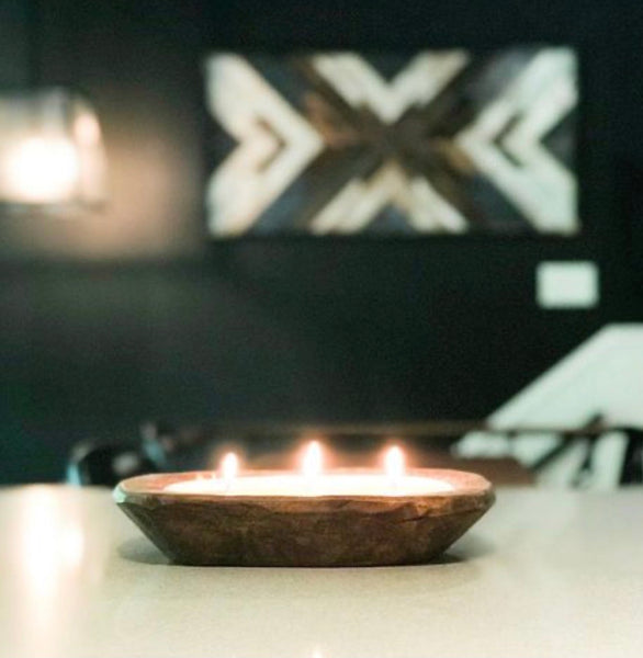 Woodfire Candles- Dough Bowl Candle