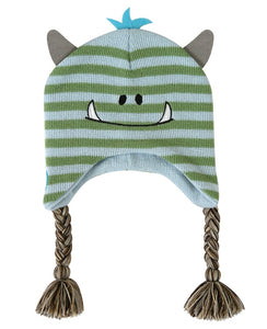 Knit Hat Monster Blue