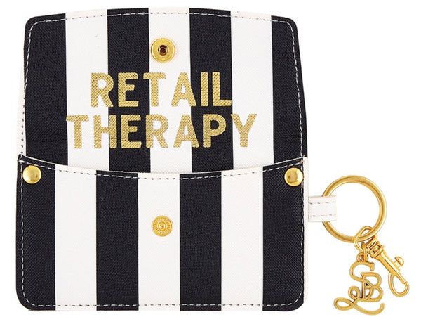 Credit Card Pouch- Retail Therapy