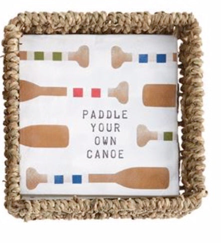 Paddle Your Own Canoe Napkin Set