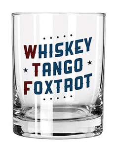 ROCKS GLASS - WHISKEY TANGO FOXTROT