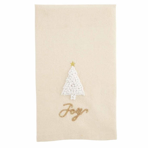 Tree French Knot Flour Towel Joy