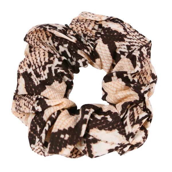 Snakeskin Scrunchies