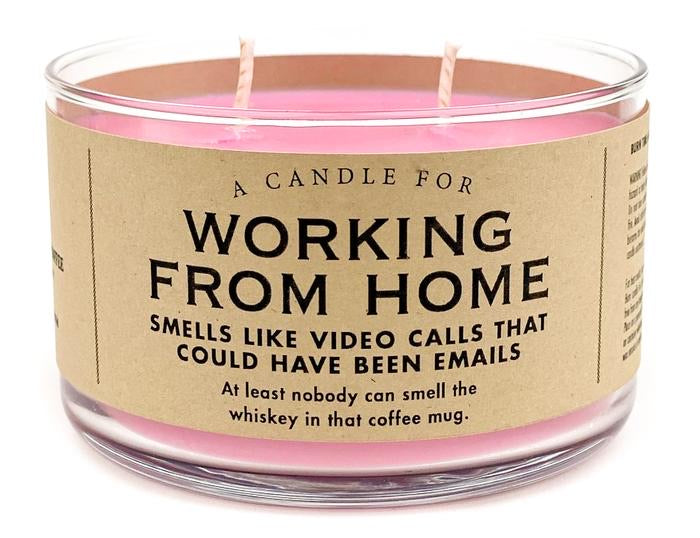 Working From Home Candle