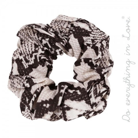 Snakeskin Scrunchies