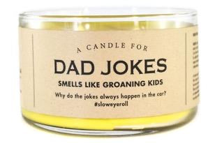 Dad Jokes Candle