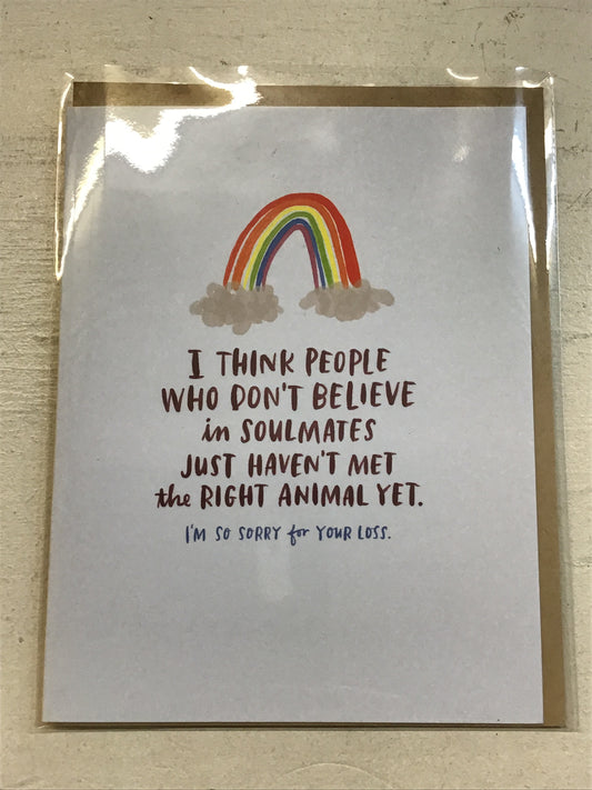 Pet Sorry for your Loss Card