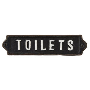 Toilets Iron Sign