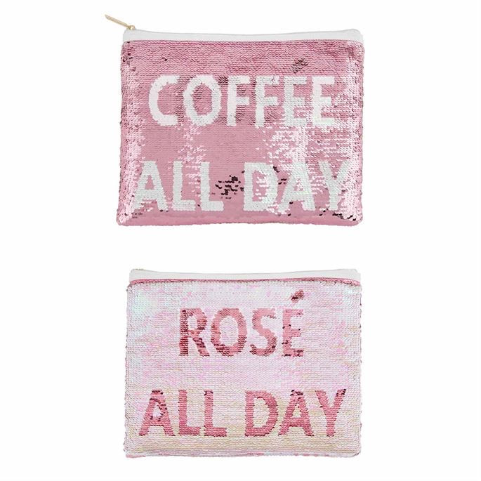 Coffee All Day Sequin Swipe Cases