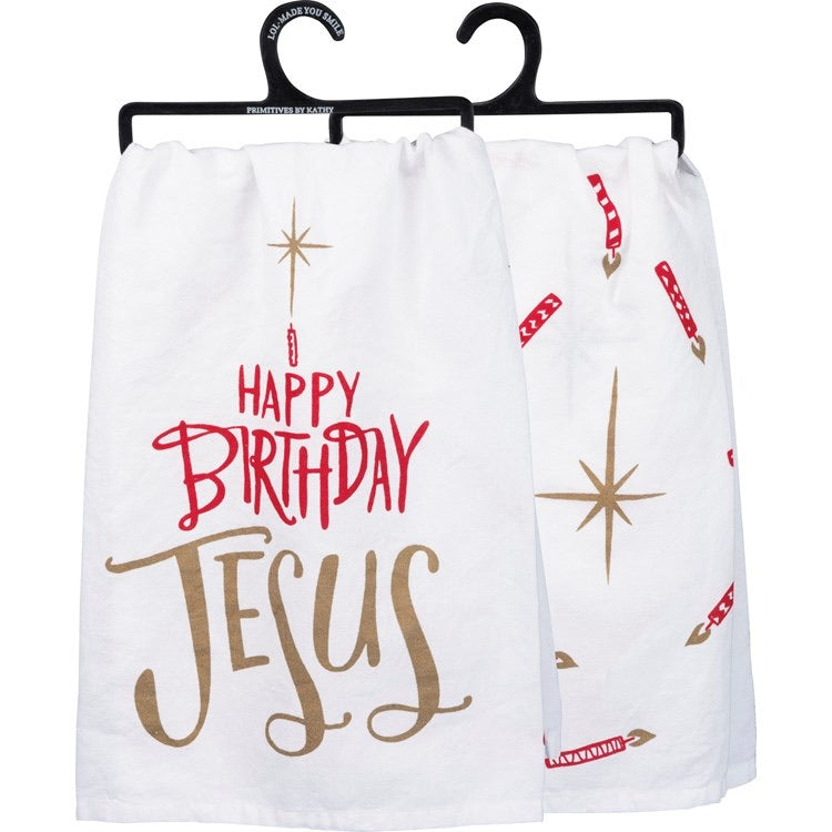 Dish Towel- Happy Birthday Jesus