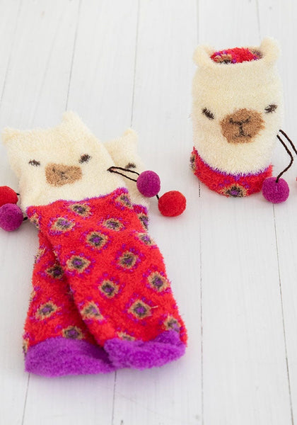 Llama Cozy Sock