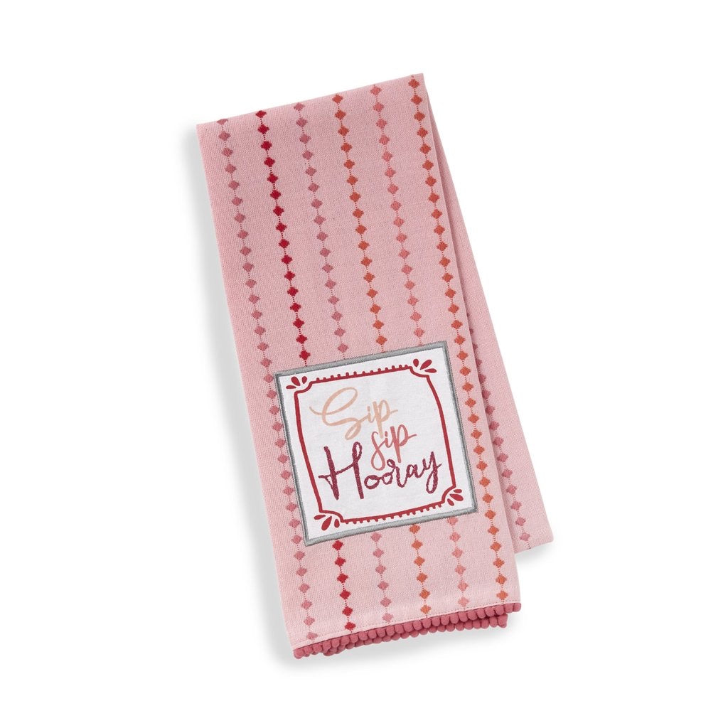 Sip Sip Hooray Dish Towel