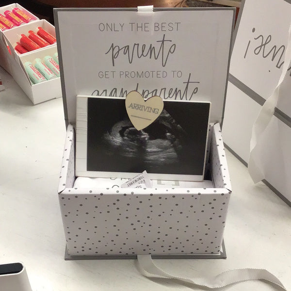 Grandparent Baby Announcement Gift Set