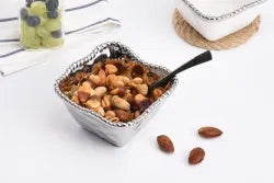 Square Snack Bowl Metallic