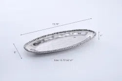 Oval Serving Piece Silver