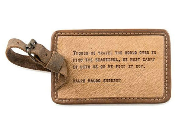 Leather Luggage Tag