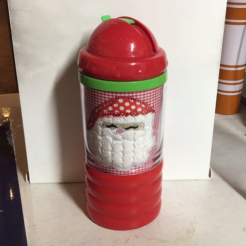 Santa Water Bottle