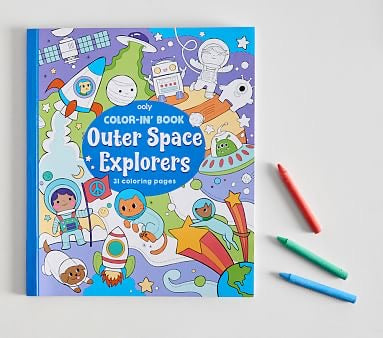 Outer Space Color-in Book