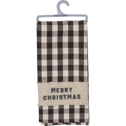 Merry Christmas Dish Towel