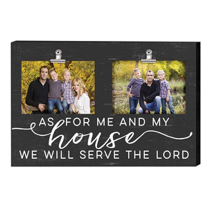 As For me and My House We Will Serve The Lord Picture Frame
