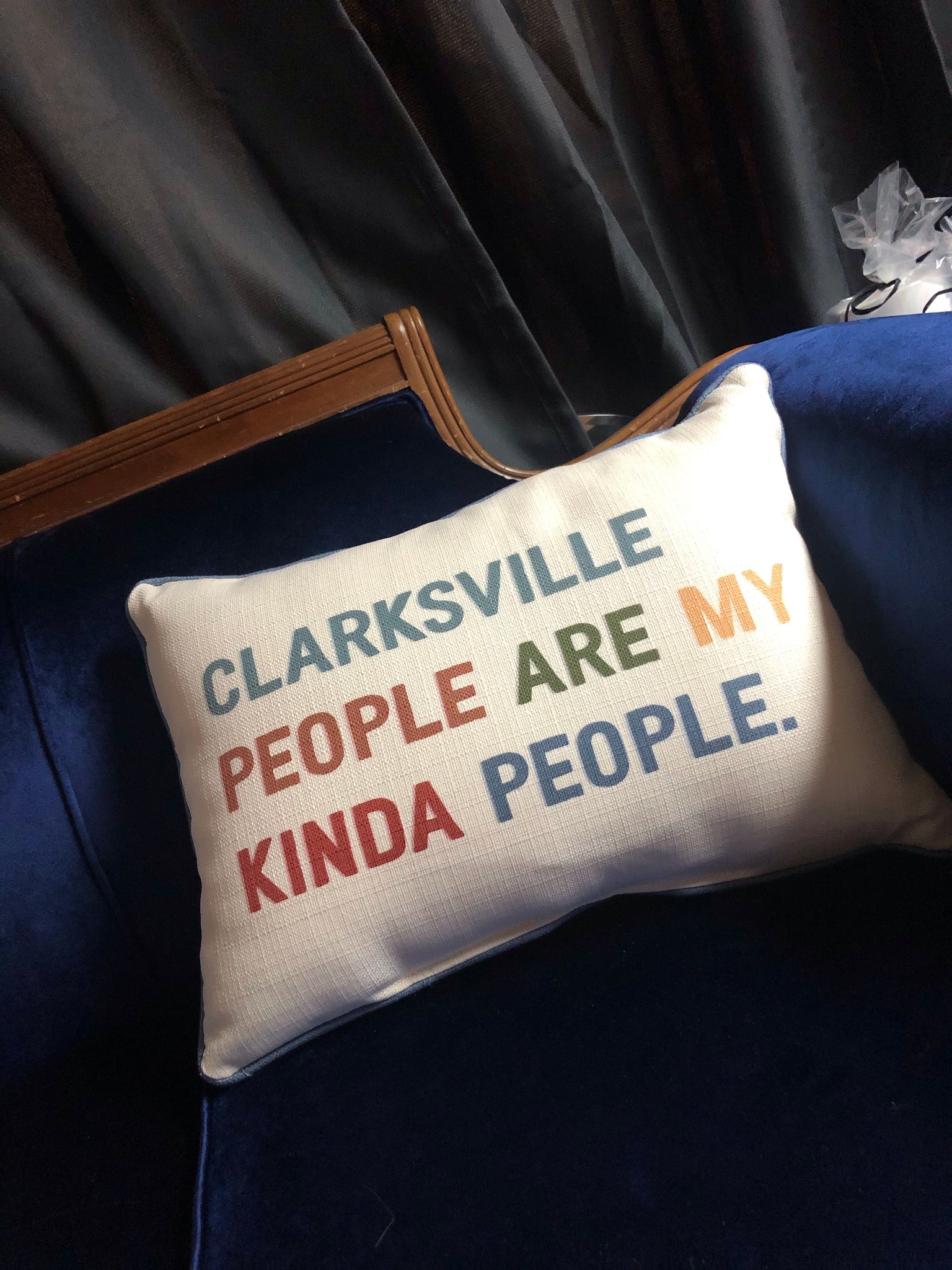 Clarksville People Pillow