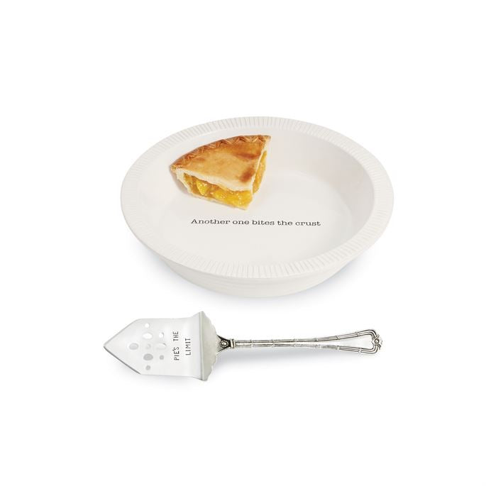 Another One Bites The Crust Circa Pie Plate With Server