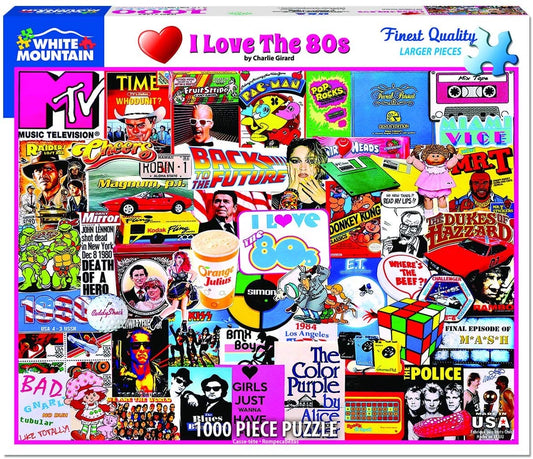 I Love The 80s Puzzle