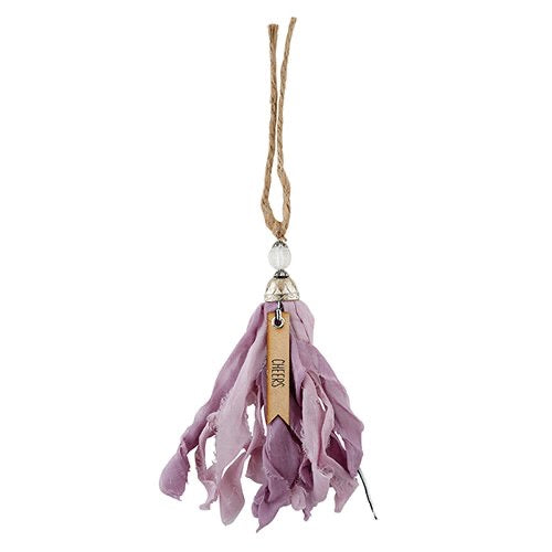 Purple Tassel Tag - Cheers