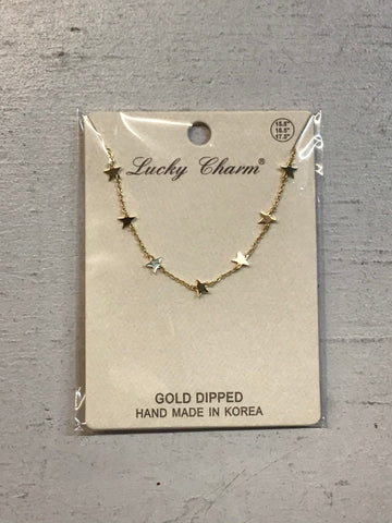 Gold Star Dainty Necklace