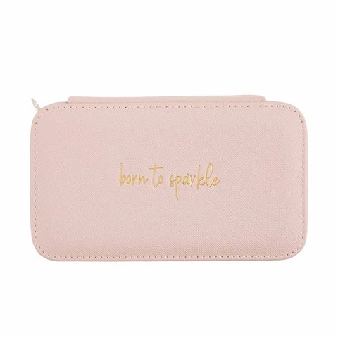 Born To Sparkle Rectangle Jewelry Case