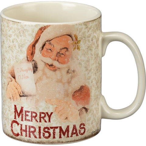Merry Christmas Mug Santa