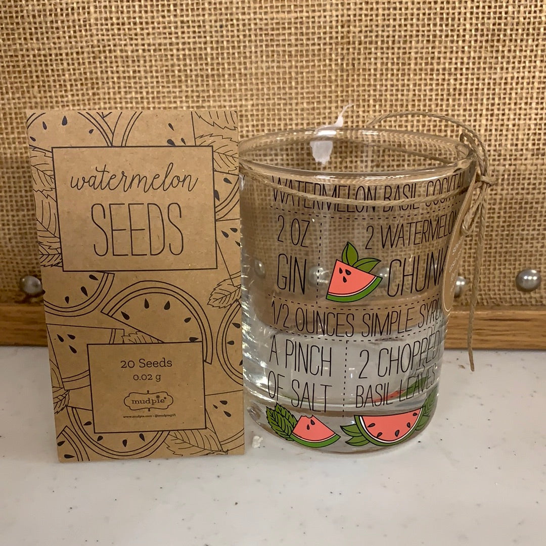 WATERMELON RECIPE SEED GLASS