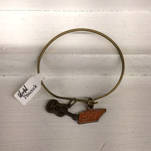 TN State and Guitar Bracelet