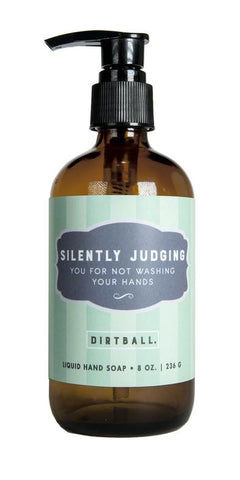 Silently Judging Liquid Soap