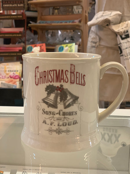 Vintage Print Christmas Mug