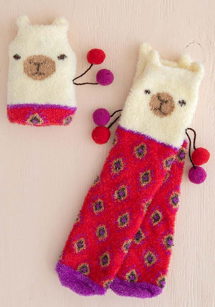 Llama Cozy Sock