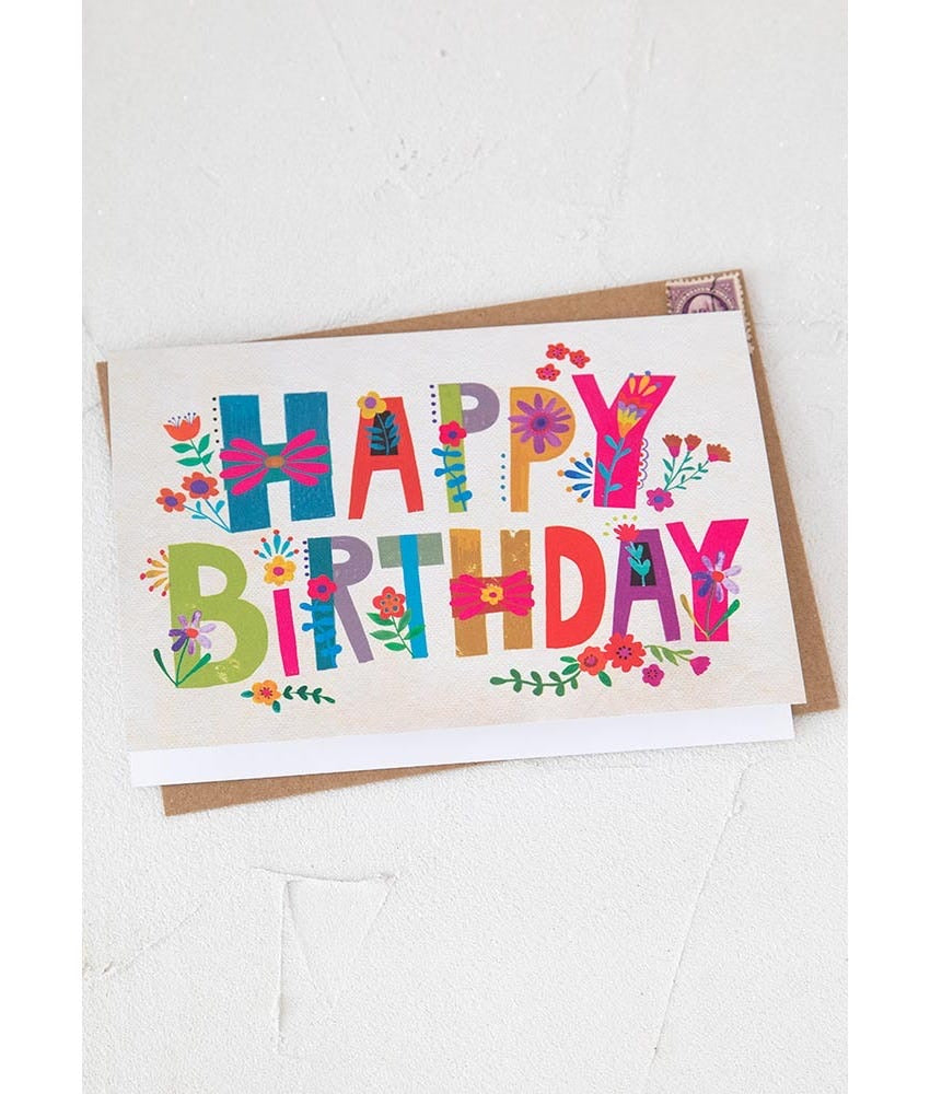 Happy Birthday Greeting Card